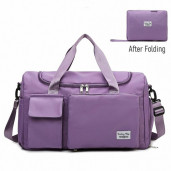 Large Capacity Travel & Gym Bag (Purple Colour)