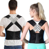  Premium Adjustable Back Posture Corrector Belt for Women Men