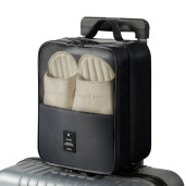 Waterproof Shoe Bags for Travel Bag for Packing Portable Shoe Cubes(black)