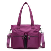 Casual Large Capacity Waterproof Oxford Cloth Bag(Purple Colour)