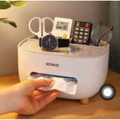 Multifunctional Tissue And Desk Organizer