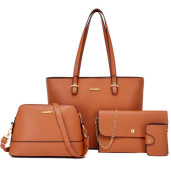 4 Pcs Bag Set (Brown)
