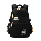 Schoolbags, College Girls' Cute Large-Capacity Backpacks, Simple Casual Backpacks(Black)