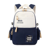 Schoolbags, College Girls' Cute Large-Capacity Backpacks, Simple Casual Backpacks(Blue)