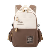 Schoolbags, College Girls' Cute Large-Capacity Backpacks, Simple Casual Backpacks(khaki )