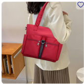 Casual Large Capacity Waterproof Oxford Cloth Bag(Merun Colour)