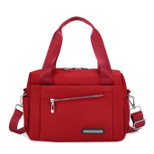  Luxury Bag Waterproof Nylon Shoulder Ladies Travel Crossbody ( Red Color) Code : 65