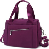  Luxury Bag Waterproof Nylon Shoulder Ladies Travel Crossbody ( Purple Color) Code : 67