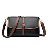Genuine Soft Leather Handbag for Color: black
