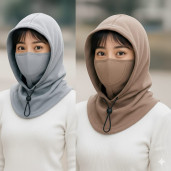 Chaina Quality Windproof Full Face Mask (Khaki+Gray)