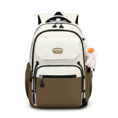 Stain-Resistant waterproof school bag(Brown)