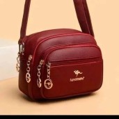 Messenger Bags For Women Luxury Crossbody Shoulder Bags Female(Maroon)