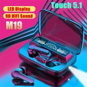 M19 TWS Wireless Bluetooth 5.1 Headphones