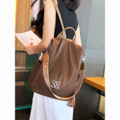  Women Large Capacity Outdoor Tote Bag ( coffee / brown ) Code : 93